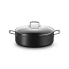 LE CREUSET Rondeau avec Couvercle 30 cm Anti-Adhérent Les Forgées New