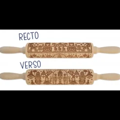 SCRAPCOOKING Rouleau à Pâtisserie Motif Casse Noisette 39 cm Clearance