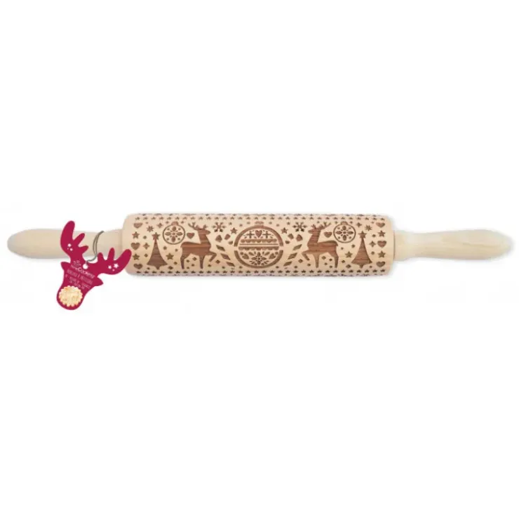 SCRAPCOOKING Rouleau à Pâtisserie Motifs Noël Xmas 39 cm