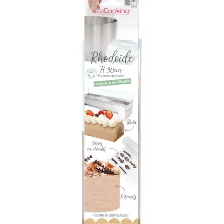 SCRAPCOOKING Rouleau de Rhodoïd H30 cm x L1.5 m Discount
