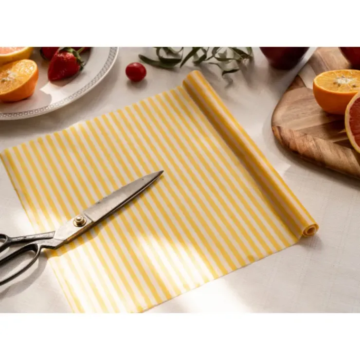 NUTS Rouleau Emballage Alimentaire Cire Abeille Jaune 90 x 30,5 cm Hot