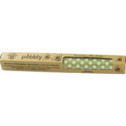 PEBBLY Rouleau Emballage Alimentaire Cire Abeille Pois Vert 30 x 100 cm Online