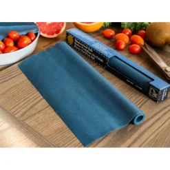 NUTS Rouleau Emballage Alimentaire Cire Abeille Bleu Jeans 93 x 29 cm Best