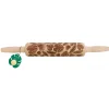 SCRAPCOOKING Rouleau Pâtisserie Motif Feuilles Tropicales 39 cm Bois Sale