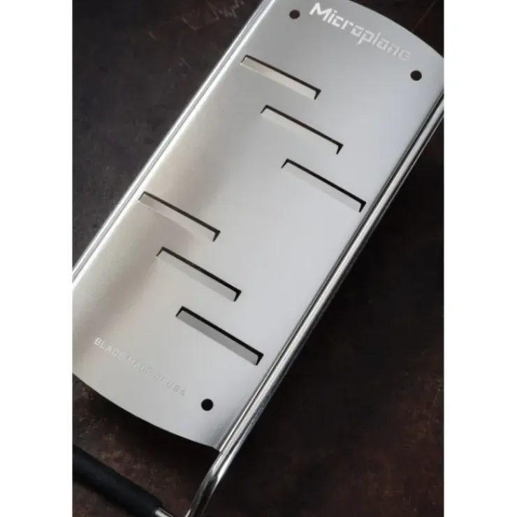 MICROPLANE Râpe Coupe Large Gourmet Noir Clearance