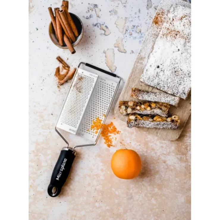 MICROPLANE Râpe Double Lame Fine et Gros Grains Gourmet New