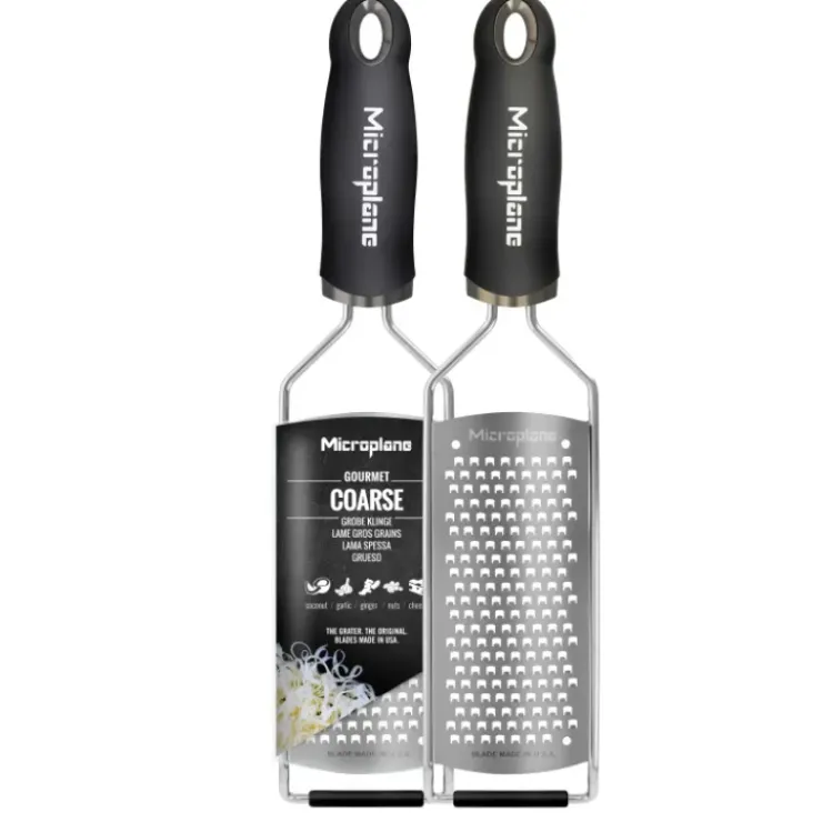 MICROPLANE Râpe Gros Grains Gourmet Noir Discount