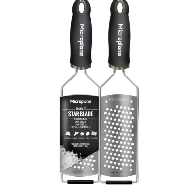 MICROPLANE Râpe Étoile Gourmet Noir Clearance