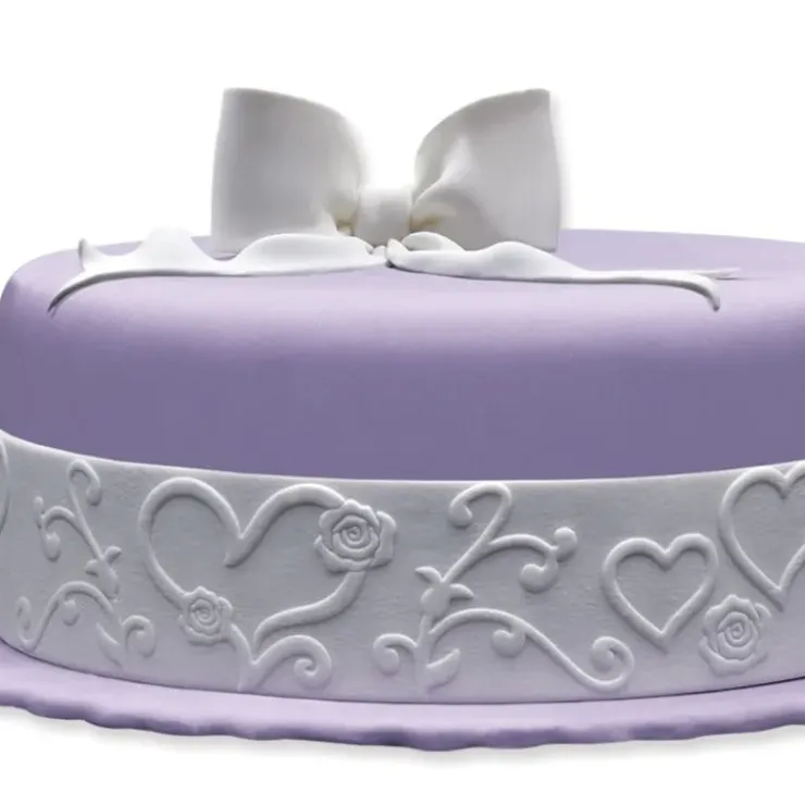 PATISDECOR Ruban Pate à Sucre Cœurs 1,25 m x H 5 cm Patisdécor Online