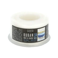 PATISDECOR Ruban Pate à Sucre Nœuds 1,25 m x H 3 cm (x2) Patisdécor Discount