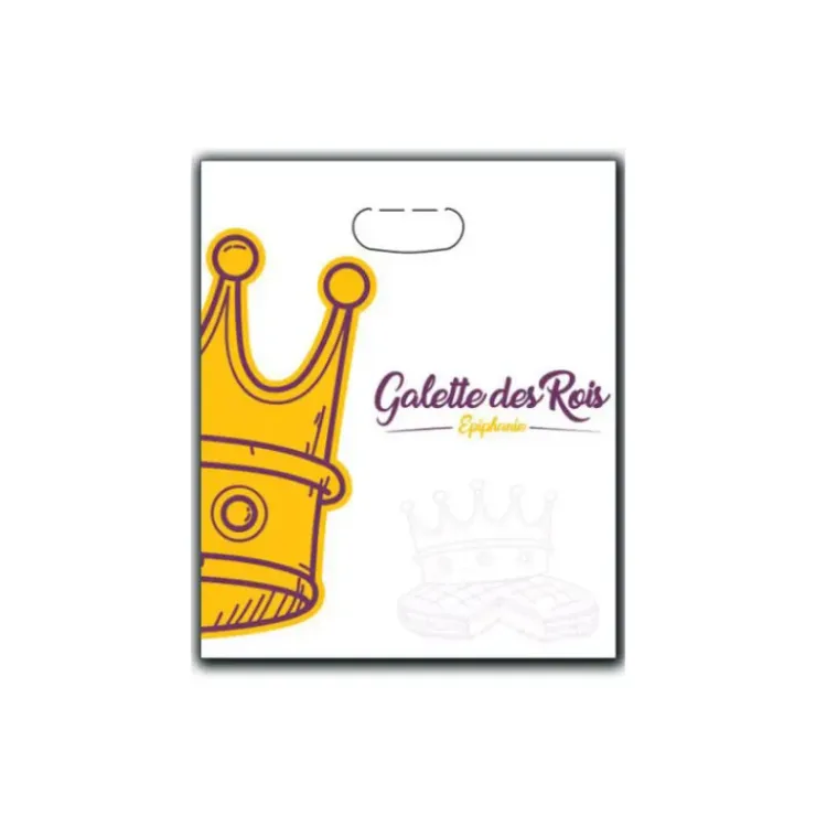 CUISINEADDICT Sac à Galette Ingraissable 23x29cm Motif Couronne x100 Outlet