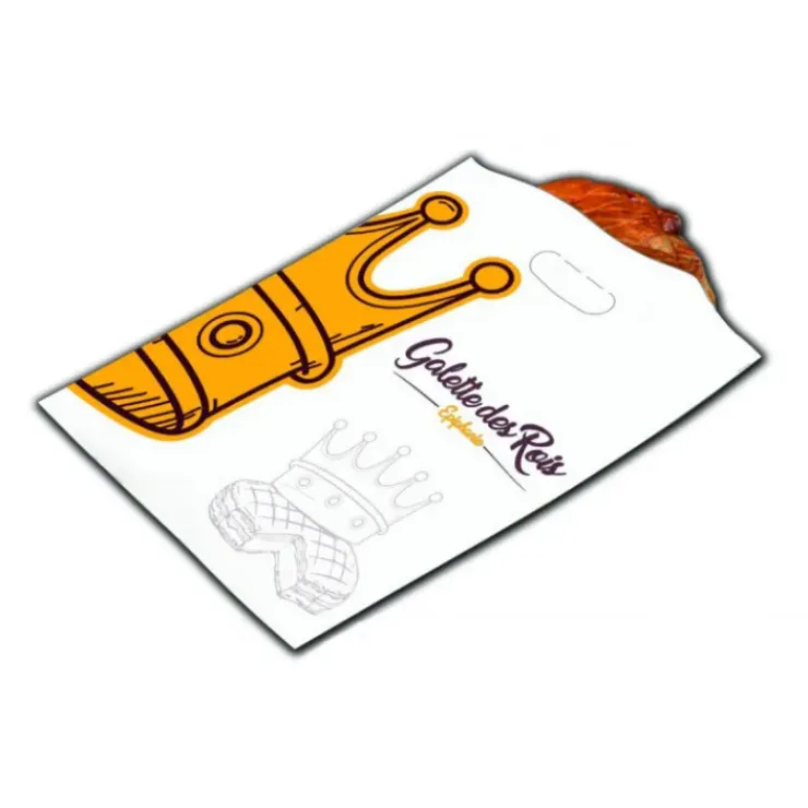 CUISINEADDICT Sac à Galette Ingraissable 23x29cm Motif Couronne x100 Outlet