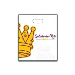 CUISINEADDICT Sac à Galette Ingraissable 38x48cm Motif Couronne x100 Sale