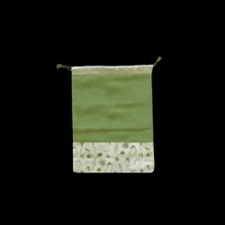 PEBBLY Sac à Légumes Coton Bio Vert 30 x 40 cm Clearance