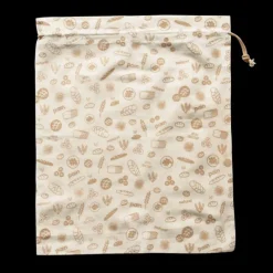 PEBBLY Sac à Vrac Coton Bio Brun 50 x 45 cm Online