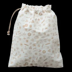 PEBBLY Sac à Vrac Coton Bio Brun 50 x 45 cm Online