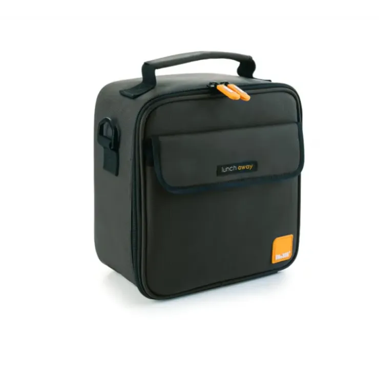 IBILI Sac Lunch Isotherme + 2 Boîtes Hermétique Plastique Orange Hot