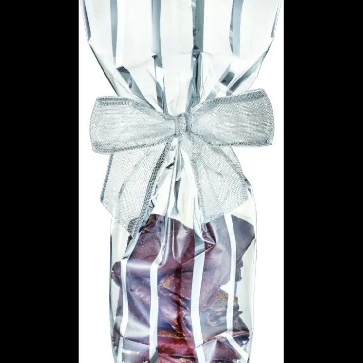 CUISINEADDICT Sachet Bonbon Argent avec Fond Carton 10 x 22 cm (x100) Clearance