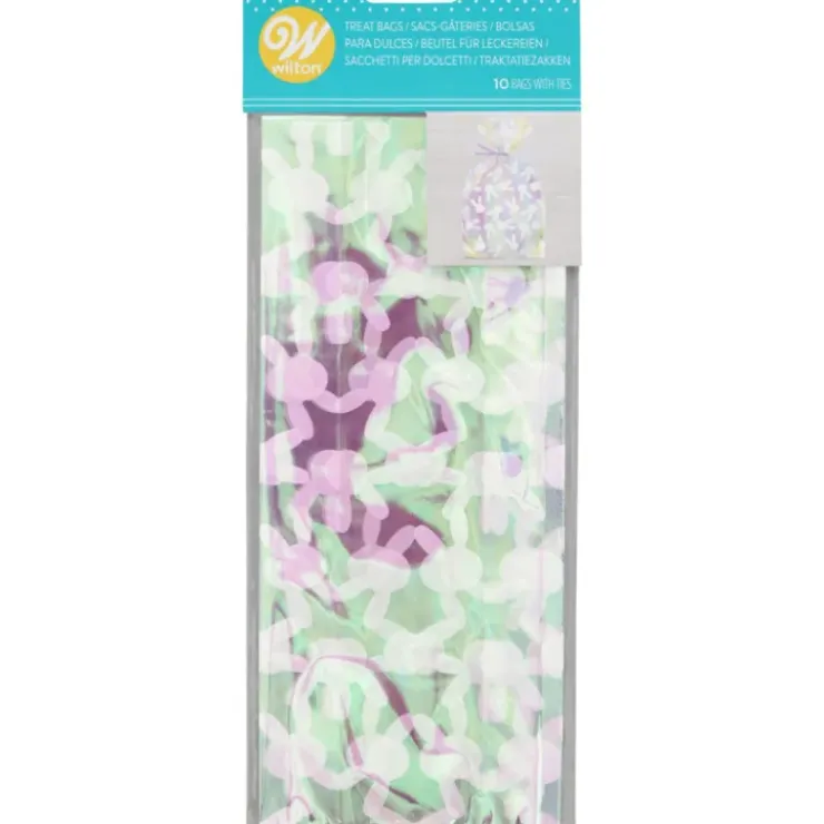 WILTON Sachet bonbon Lapins Irisés (x10) Hot