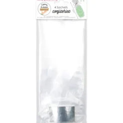 SCRAPCOOKING Sachet Bonbon Transparent 20 x 9,8 cm (x4) Outlet