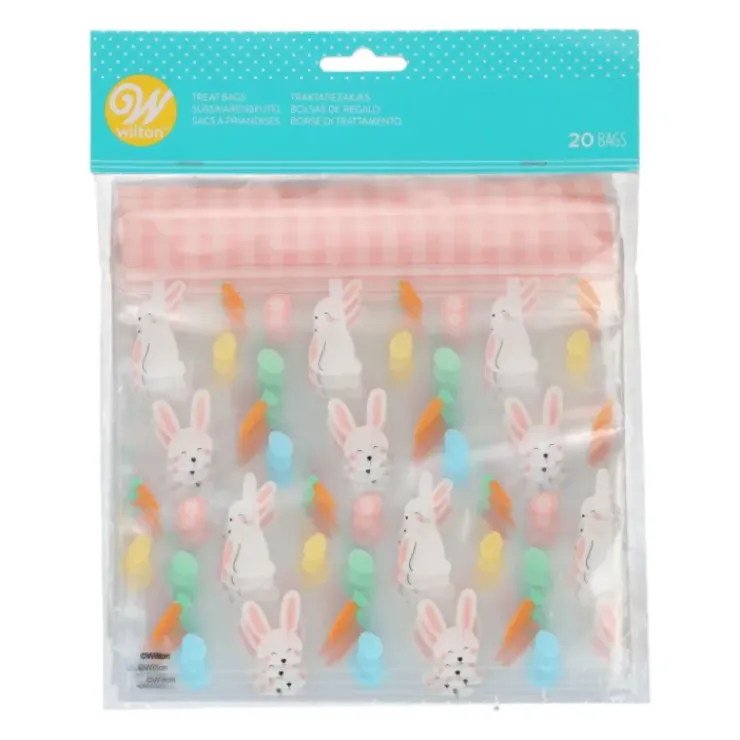 WILTON Sachets Bonbon Refermables Pâques (x20) Discount