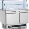 INOMAK Saladette 245 L 2 Portes Inox pour 3 Bacs GN1/1 New