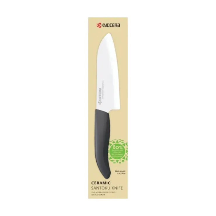 KYOCERA Santoku Céramique Noir 14 cm Gen Earth Best
