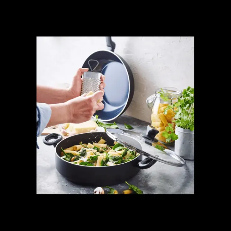 GREENPAN Sauteuse 28 cm avec Couvercle Torino Discount