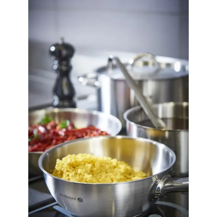 DE BUYER Sauteuse Bombée Inox Ø18cm Prim'Appety