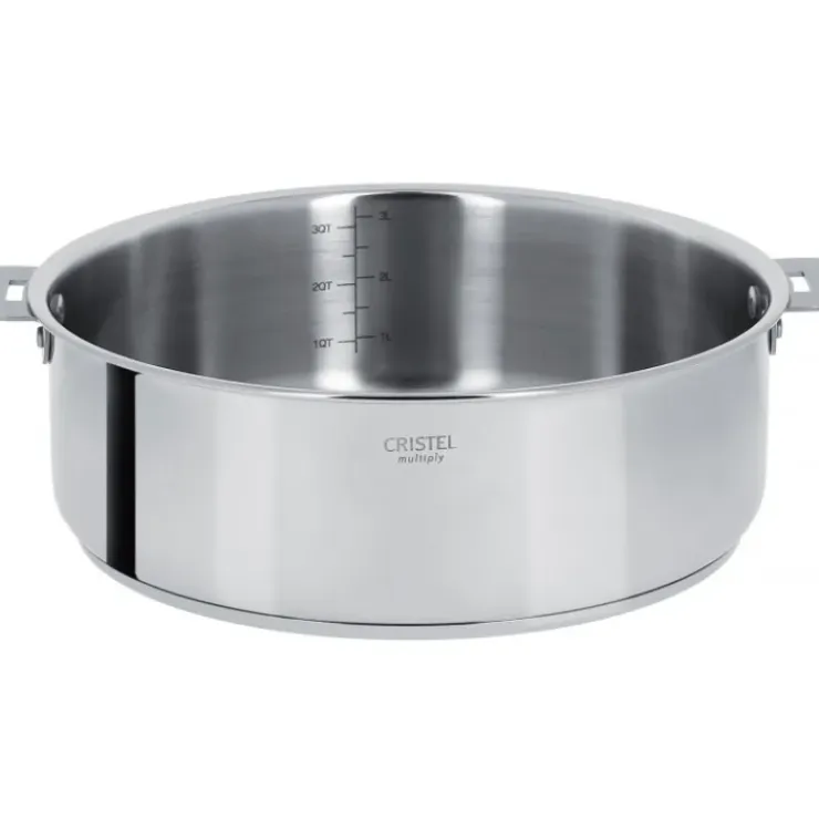 CRISTEL Sauteuse Casteline Ø 26 cm Manche Amovible Inox Clearance