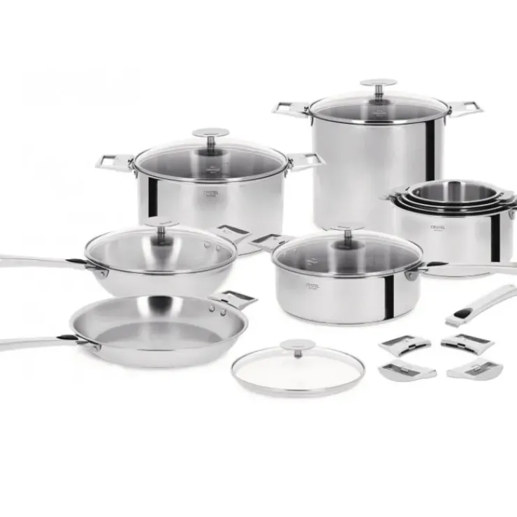 CRISTEL Sauteuse Casteline Ø 26 cm Manche Amovible Anti-Adhésive Inox Sale