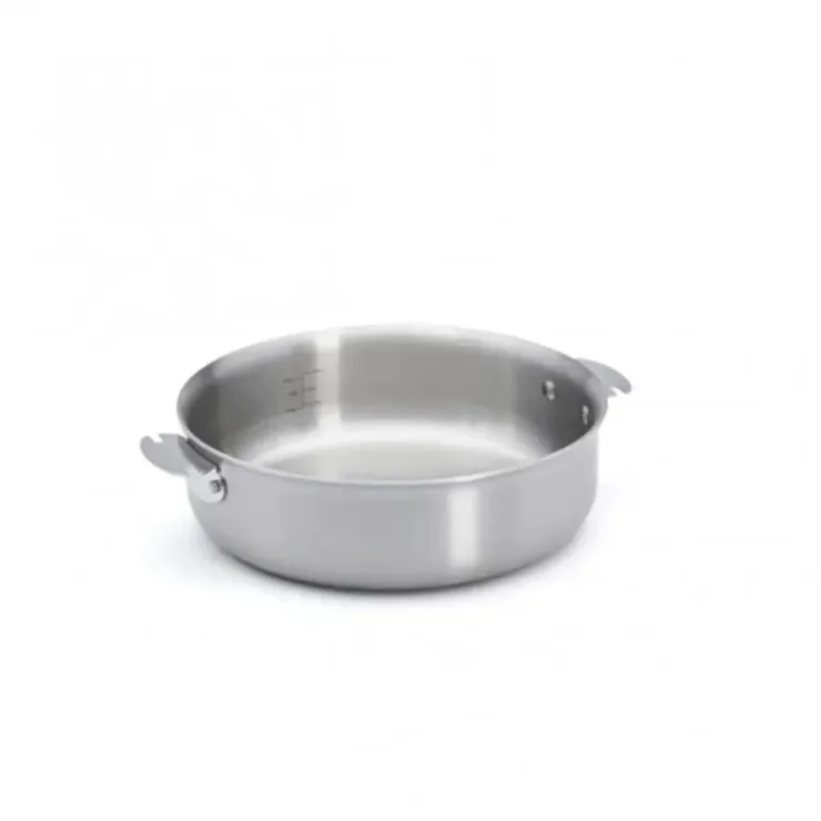 DE BUYER Sauteuse Droite Inox Amovible Ø 24 cm Alchimy Loqy New
