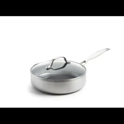 GREENPAN Sauteuse en Céramique Ø 24 cm + Couvercle, collection GENEVA ™ Best