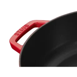 STAUB Sauteuse en Fonte Chistera 24 cm Rouge Cerise Online