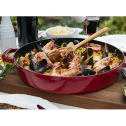 STAUB Sauteuse en Fonte Chistera 24 cm Rouge Cerise Online