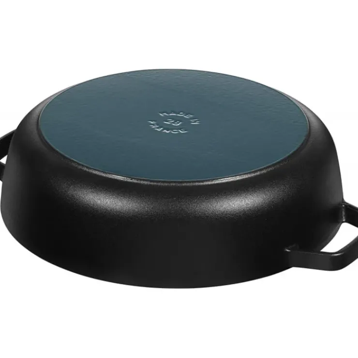 STAUB Sauteuse en Fonte Chistera 28 cm Noir Outlet