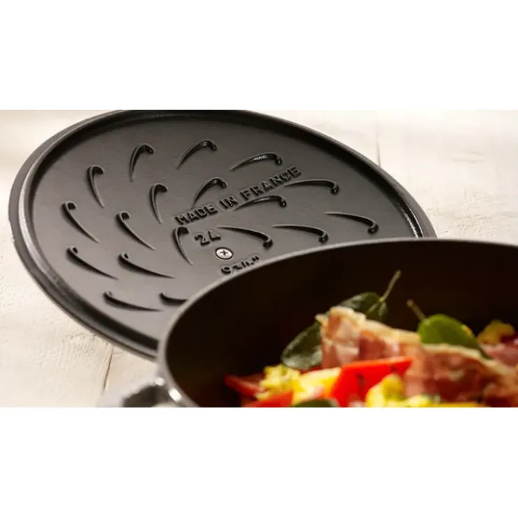 STAUB Sauteuse en Fonte Chistera 28 cm Noir Outlet