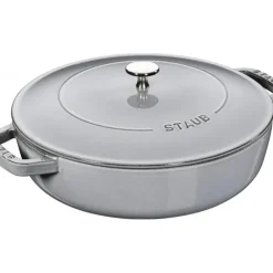 STAUB Sauteuse en Fonte Chistera 28 cm Gris Graphite Clearance