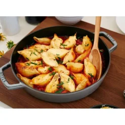 STAUB Sauteuse en Fonte Chistera 28 cm Gris Graphite Clearance