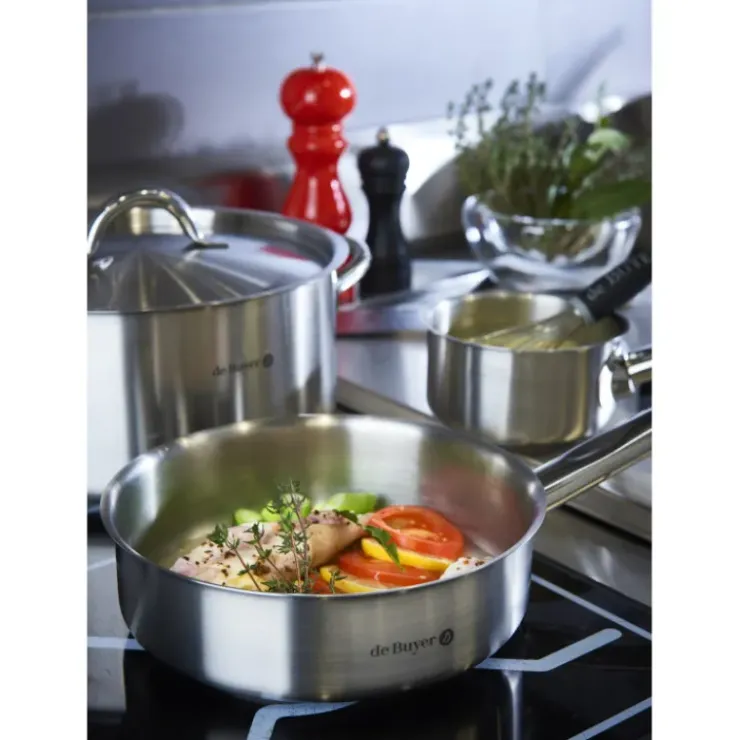DE BUYER Sauteuse Inox Bord Droit Ø20 cm Prim'Appety Sale