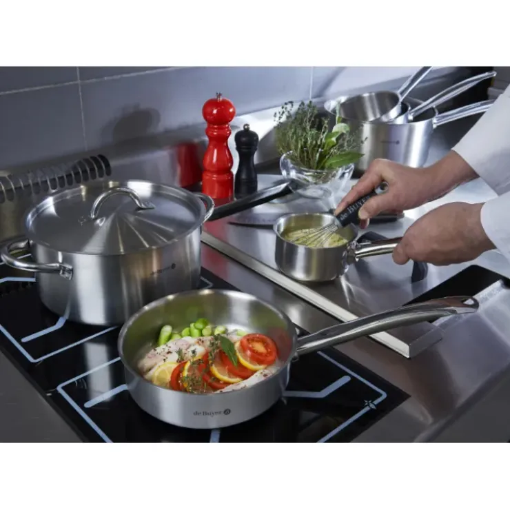 DE BUYER Sauteuse Inox Bord Droit Ø20 cm Prim'Appety Sale