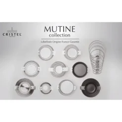 CRISTEL Sauteuse Mutine Ø 28 cm Manche Amovible Anti-Adhésive Inox Clearance