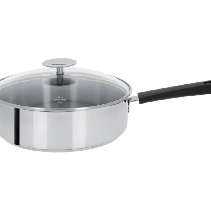 CRISTEL Sauteuse Mutine Ø 26 cm Manche Fixe Inox