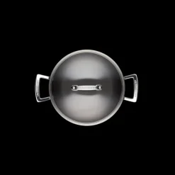 LE CREUSET Sauteuse Provençale 24 cm Anti-Adhérente avec couvercle Les Forgées Sale