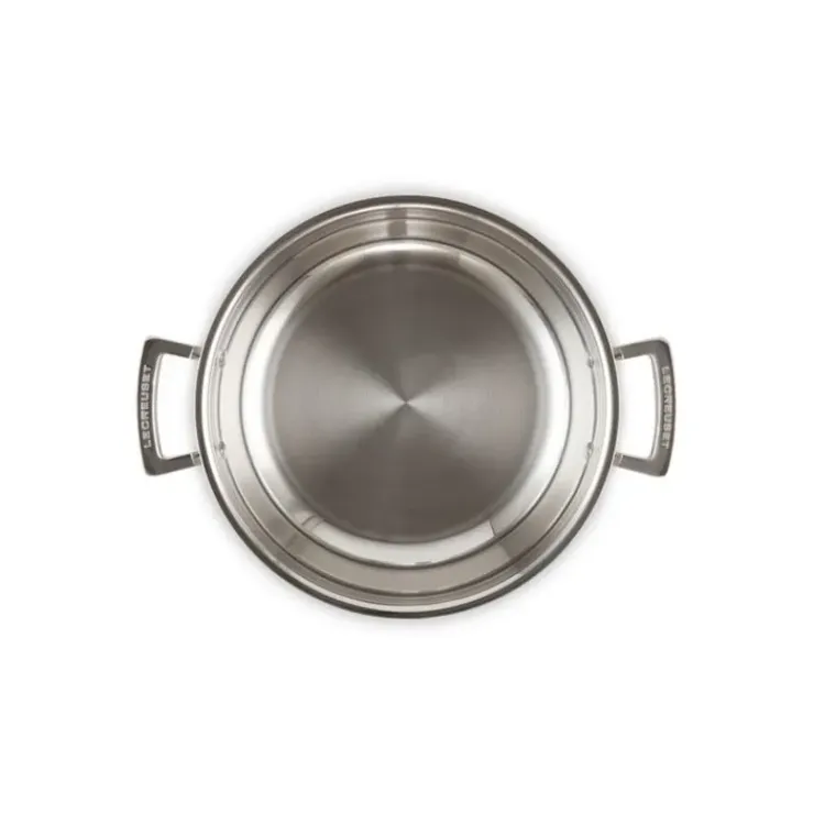 LE CREUSET Sauteuse Provençale en Inox et Couvercle 30 cm Best