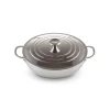 LE CREUSET Sauteuse Provençale Inox Signature 30 cm et couvercle Clearance