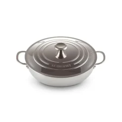 LE CREUSET Sauteuse Provençale Inox Signature 30 cm et couvercle Clearance