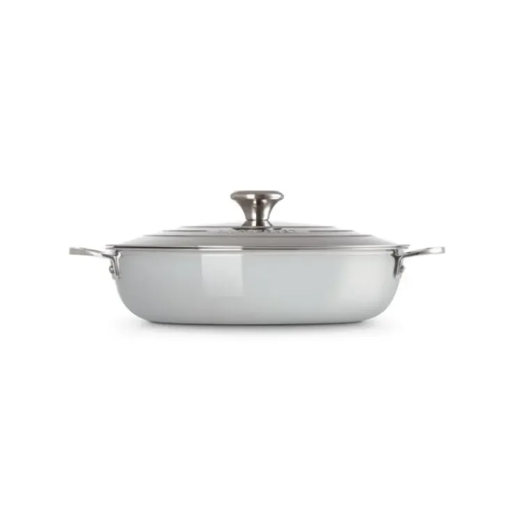 LE CREUSET Sauteuse Provençale Inox Signature 30 cm et couvercle Clearance