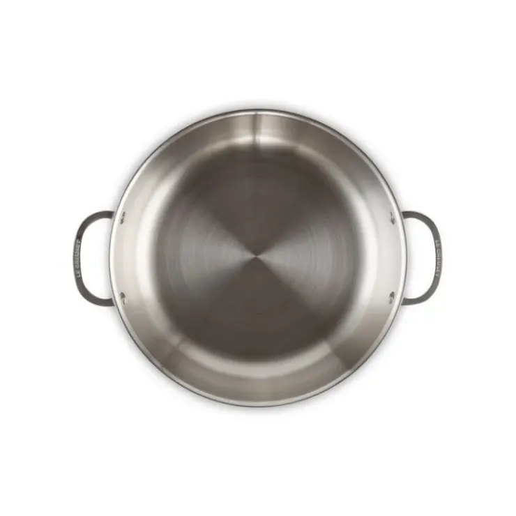 LE CREUSET Sauteuse Provençale Inox Signature 30 cm et couvercle Clearance
