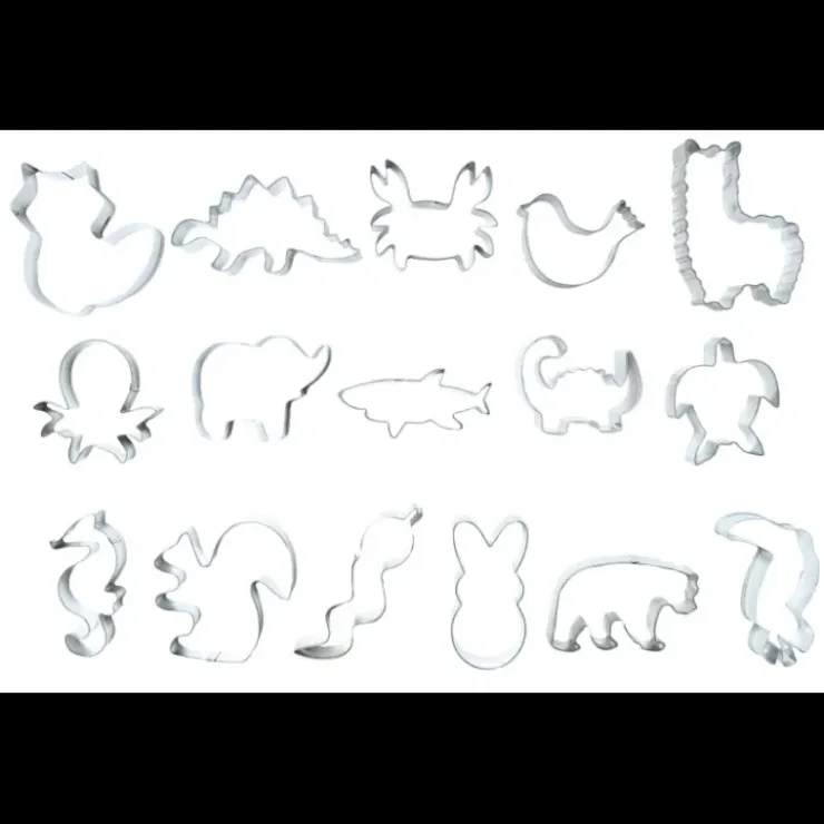 SCRAPCOOKING Seau 16 Emporte-Pièces Thème Animaux Wild Best